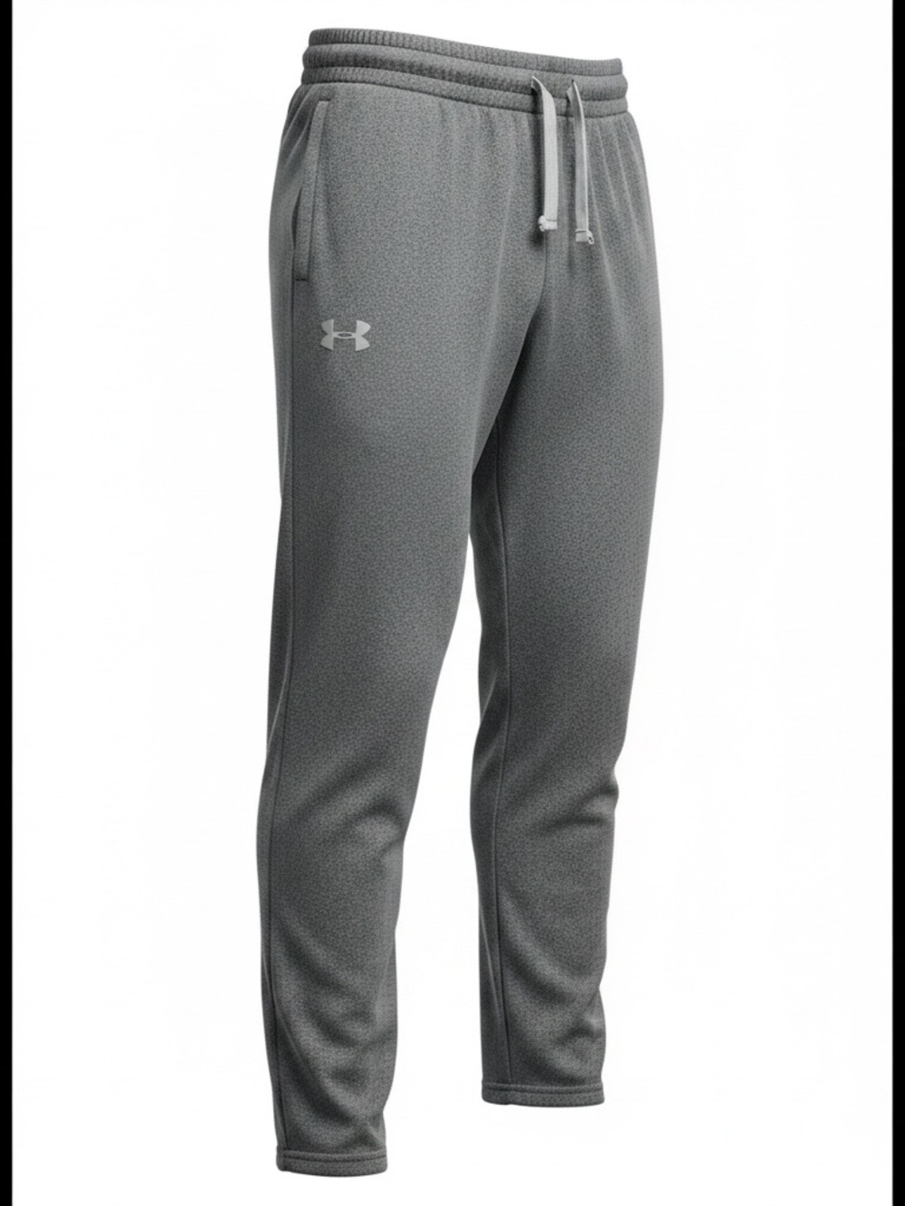 Under Armour Gray Youth Fleece Joggers with Drawcord